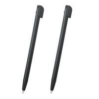 2 LAPIZ PUNTERO NEGRO PARA NINTENDO DS (FAT)