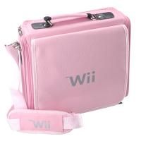 MALETA TRANSPORTE PARA CONSOLA WII ROSA